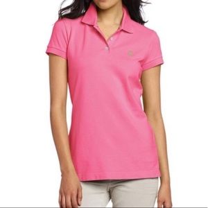 Lilly Pulitzer Bright Pink Island Polo